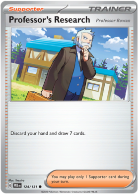 124/131 - Professor's Research - Professor Rowan - Prismatic Evolutions