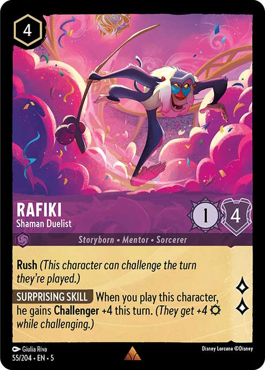 055/204 - Rafiki - Shaman Duelist - Shimmering Skies