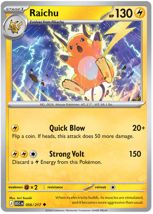 056/217 - Raichu - Ascended Heroes