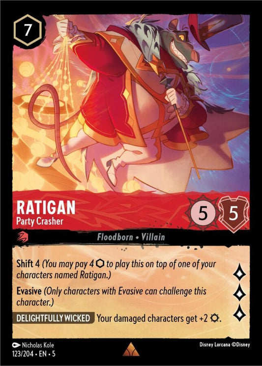 123/204 - Ratigan - Party Crasher - Holo - Shimmering Skies