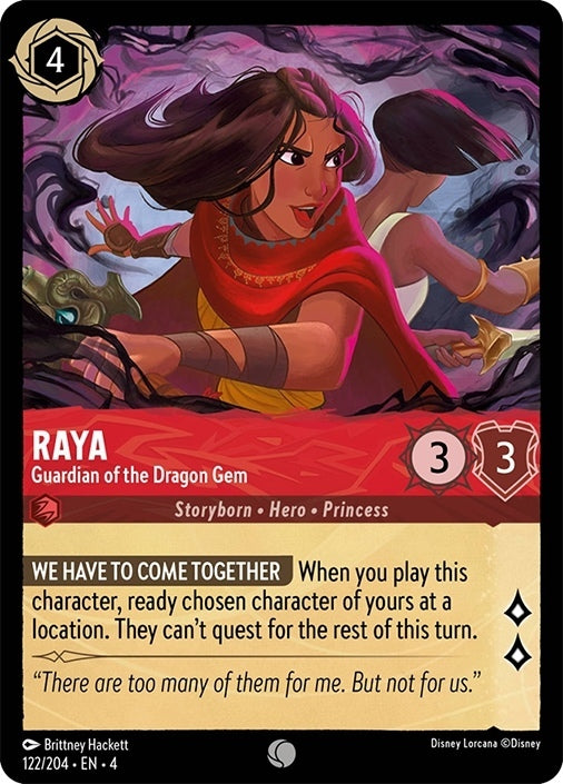 122/204 - Raya – Guardian of the Dragon Gem - Ursula's Return