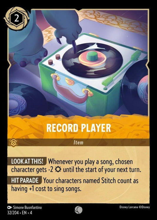 032/204 - Record Player - Ursula's Return