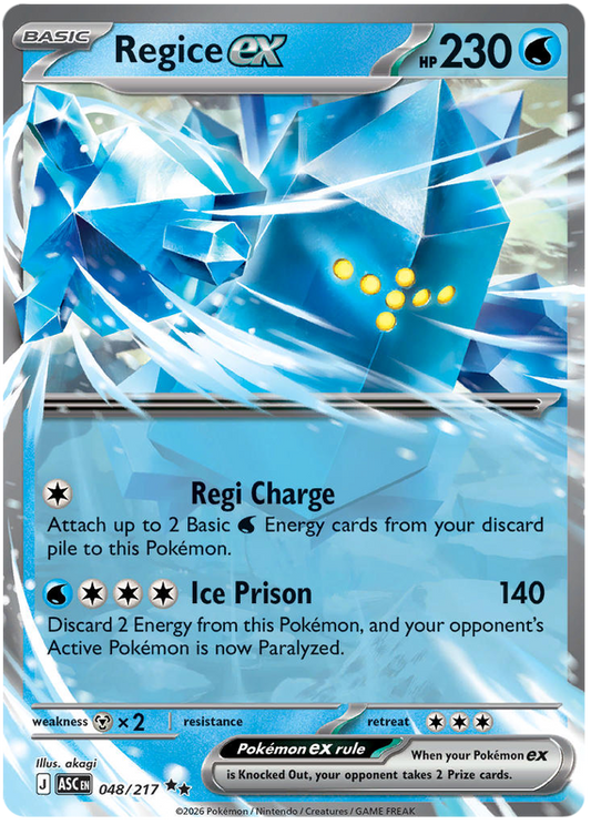 048/217 - Regice ex - Ascended Heroes