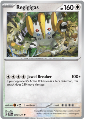 086/131 - Regigigas - Prismatic Evolutions
