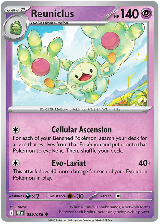 039/086 - Reuniclus - Black Bolt