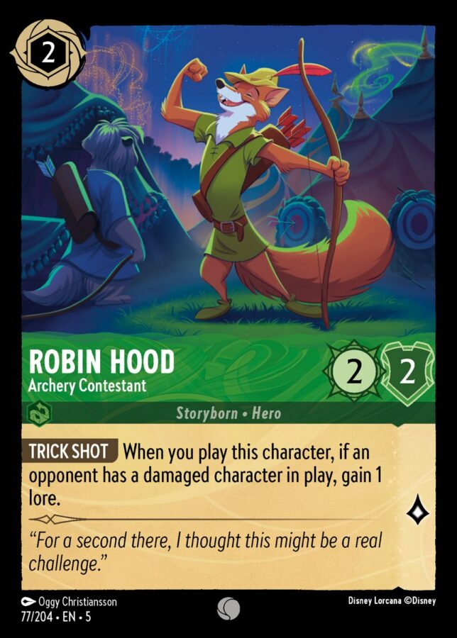 077/204 - Robin Hood – Archery Contestant - Shimmering Skies