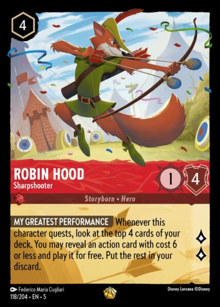 118/204 - Robin Hood - Sharpshooter - Shimmering Skies