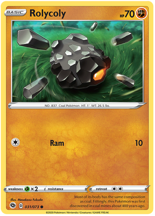 031/073 - Rolycoly - Champions Path
