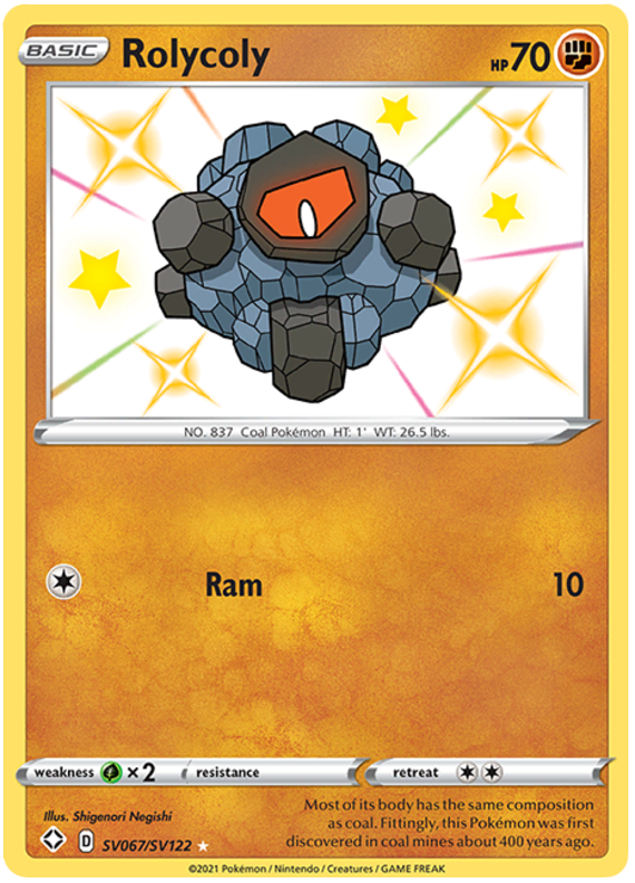 SV067/SV122 - Rolycoly - Shining Fates