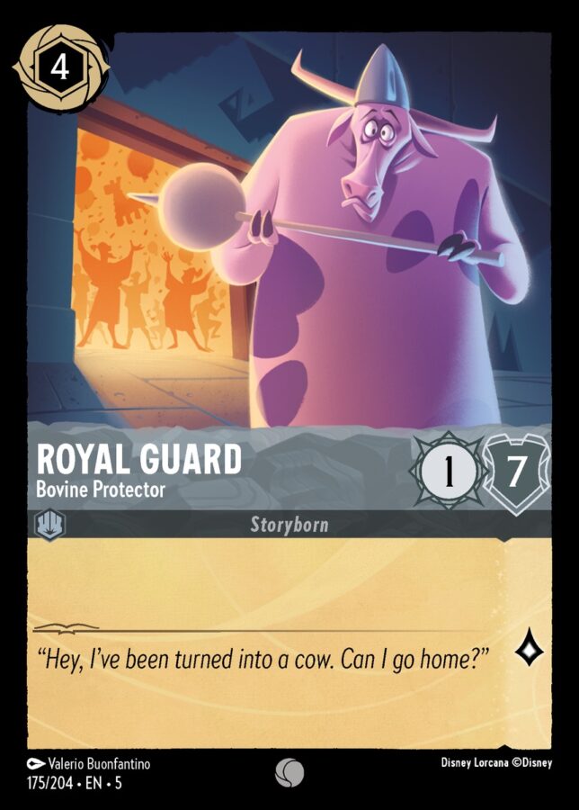 175/204 - Royal Guard - Bovine Protector - Shimmering Skies