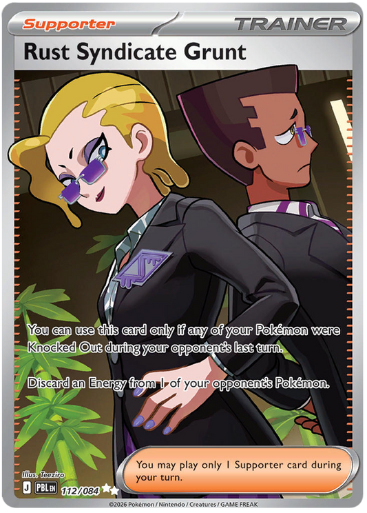 112/084 - Rust Syndicate Grunt - Pitch Black