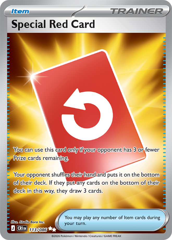 113/086 - Special Red Card - Chaos Rising