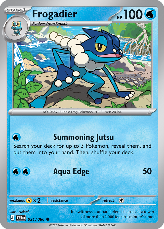 021/086 - Frogadier - Chaos Rising