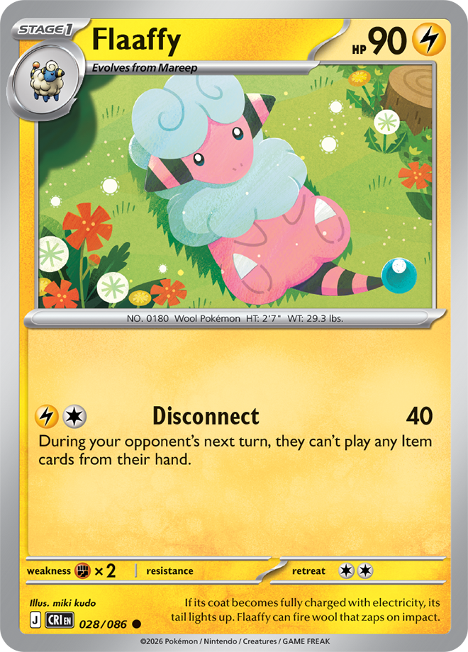 028/086 - Flaaffy - Chaos Rising