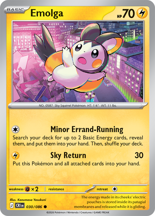030/086 - Emolga - Chaos Rising