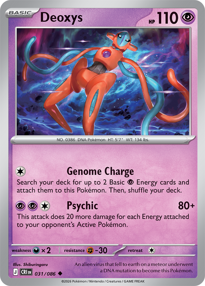 031/086 - Deoxys - Chaos Rising