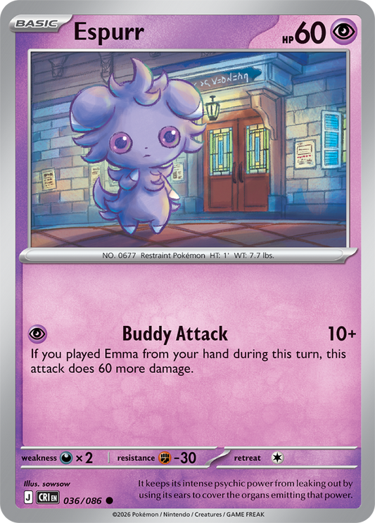 036/086 - Espurr - Chaos Rising