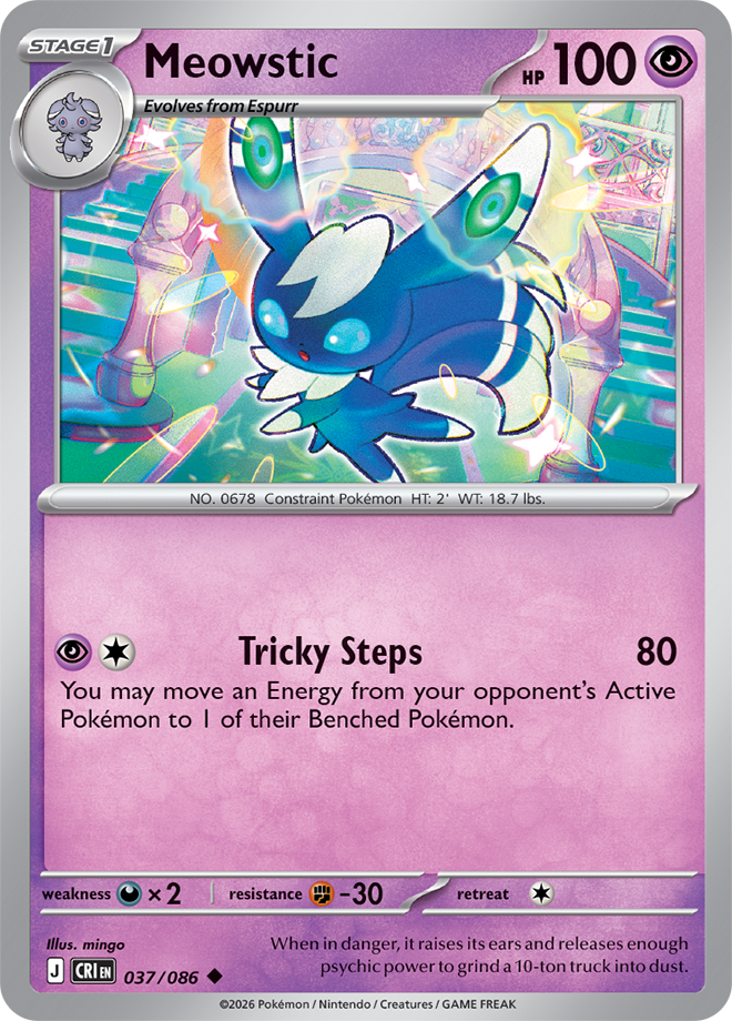 037/086 - Meowstic - Chaos Rising