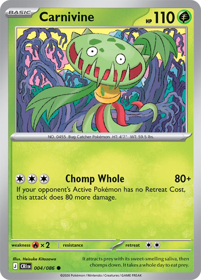 004/086 - Carnivine - Chaos Rising