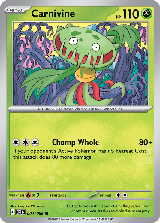 004/086 - Carnivine - Chaos Rising