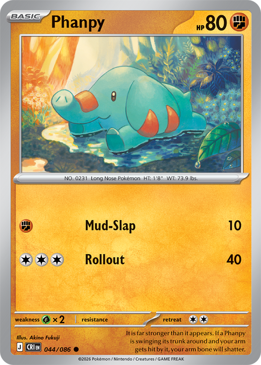 044/086 - Phanpy - Chaos Rising