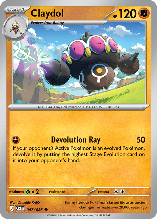 047/086 - Claydol - Chaos Rising
