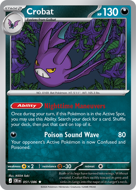 051/086 - Crobat - Chaos Rising