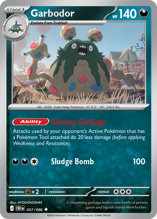 057/086 - Garbodor - Chaos Rising