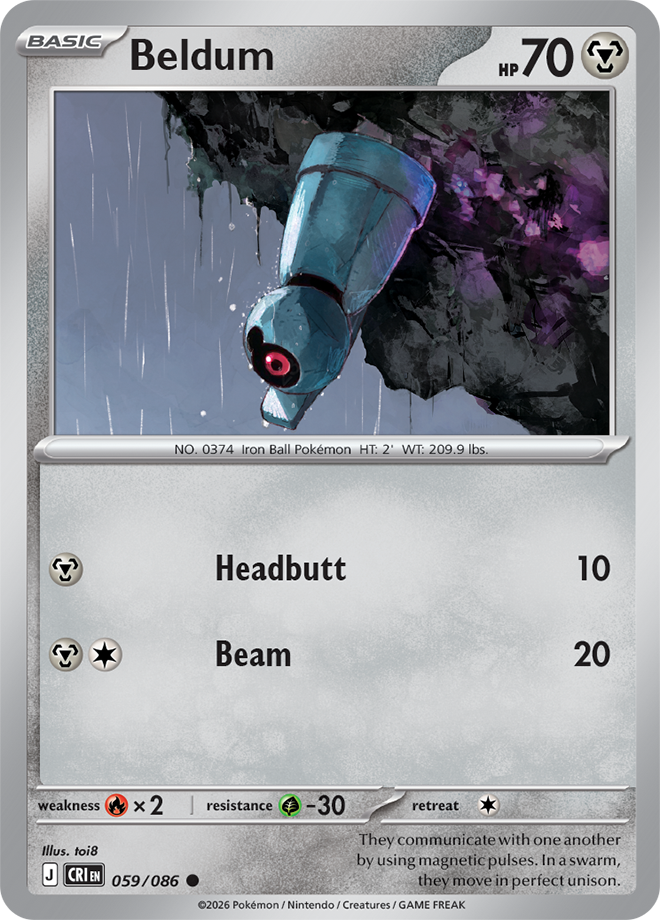 059/086 - Beldum - Chaos Rising