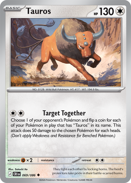 069/086 - Tauros - Chaos Rising