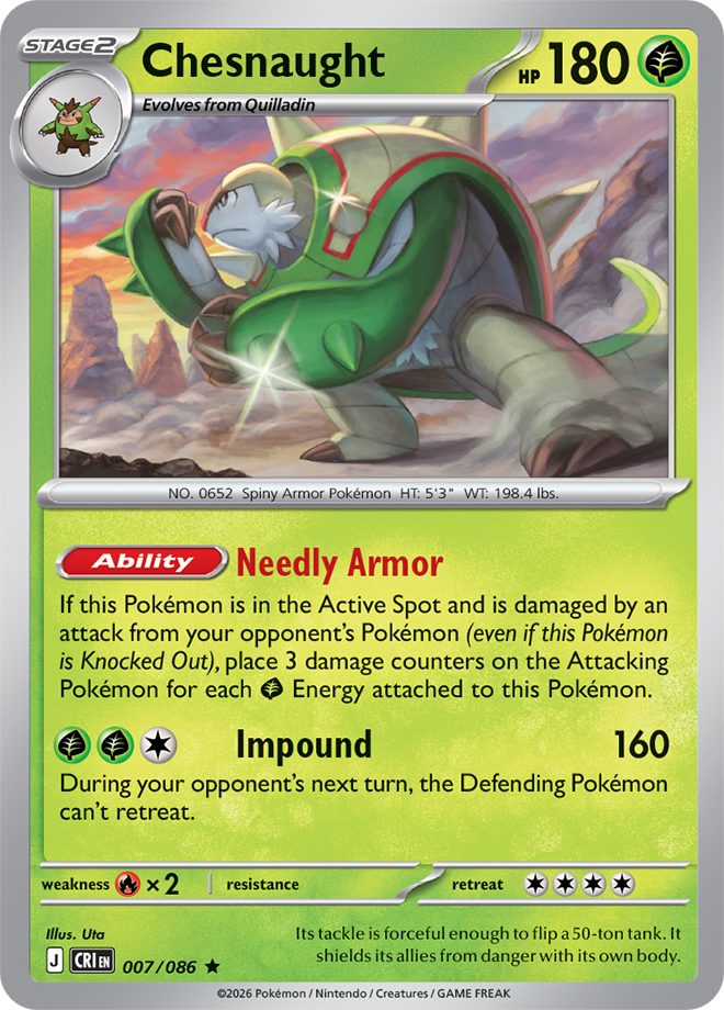 007/086 - Chesnaught - Chaos Rising