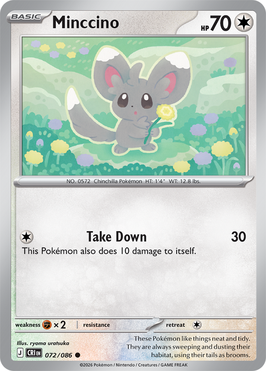 072/086 - Minccino - Chaos Rising