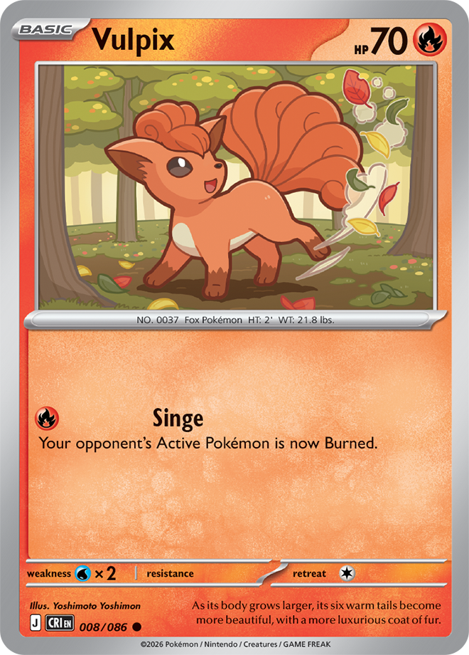 008/086 - Vulpix - Chaos Rising