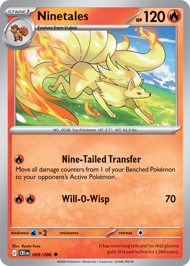 009/086 - Ninetales - Chaos Rising