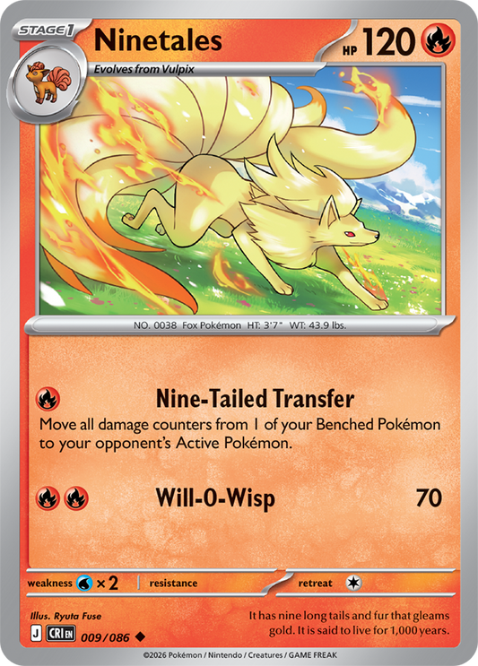 009/086 - Ninetales - Chaos Rising