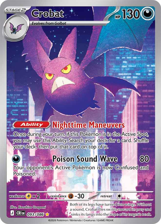 093/086 - Crobat - Chaos Rising