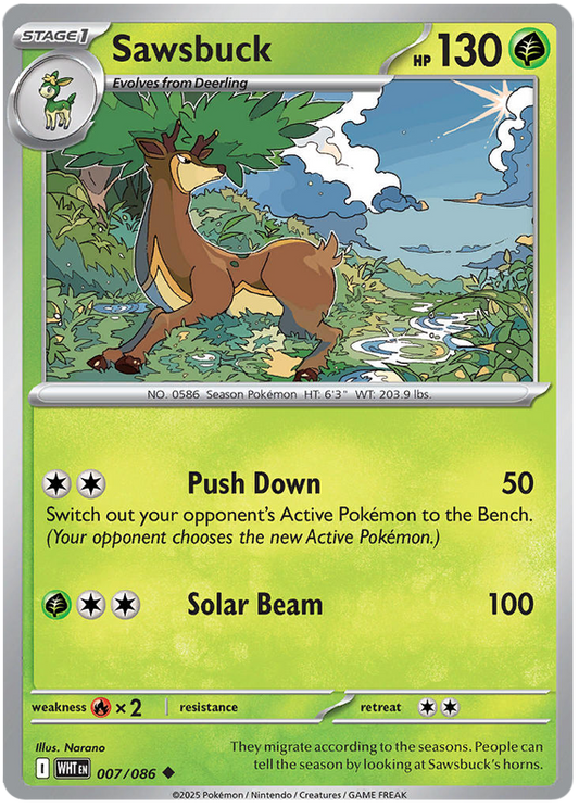 007/086 - Sawsbuck - White Flare