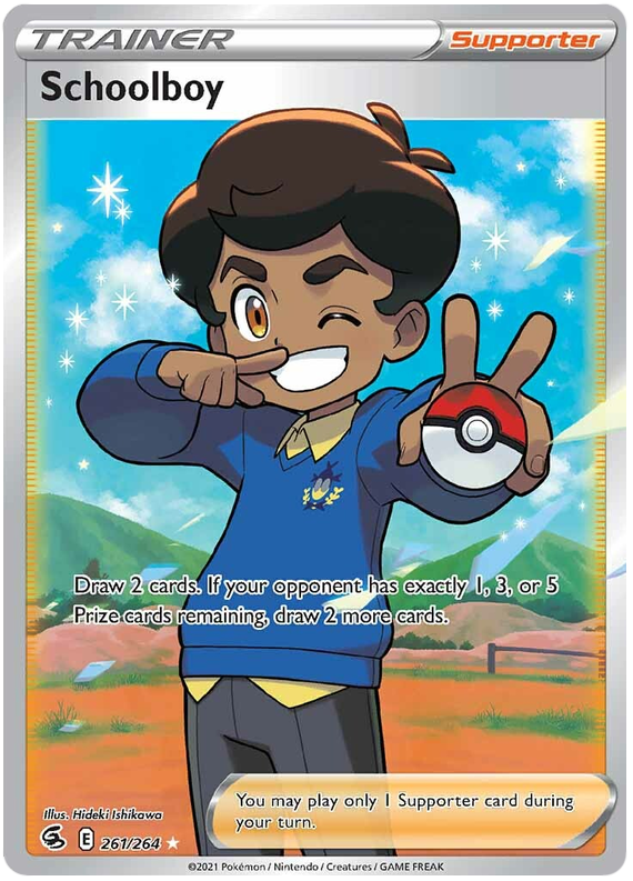 261/264 - Schoolboy Full Art - Fusion Strike