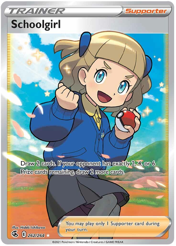 262/264 - Schoolgirl Full Art - Fusion Strike