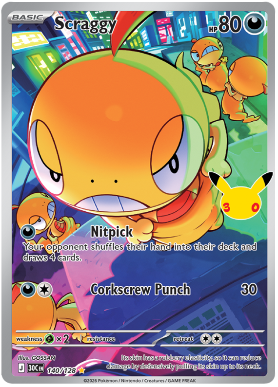 140/128 - Scraggy - 30th Celebration