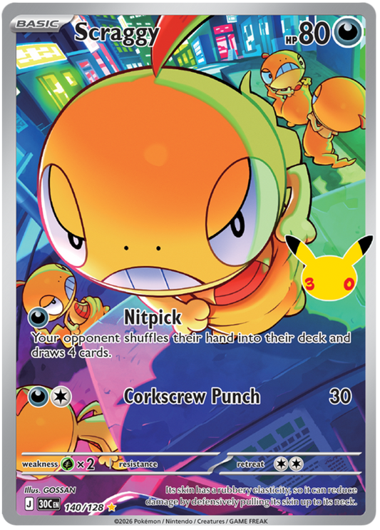 140/128 - Scraggy - 30th Celebration