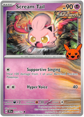 077/162 - Scream Tail - Trick or Trade 2024 - Temporal Forces
