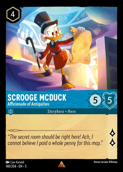 140/204 - Scrooge McDuck - Afficionado of Antiquities - Shimmering Skies