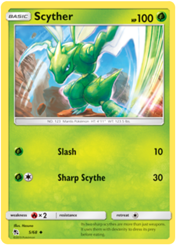 005/68 - Scyther - Hidden Fates
