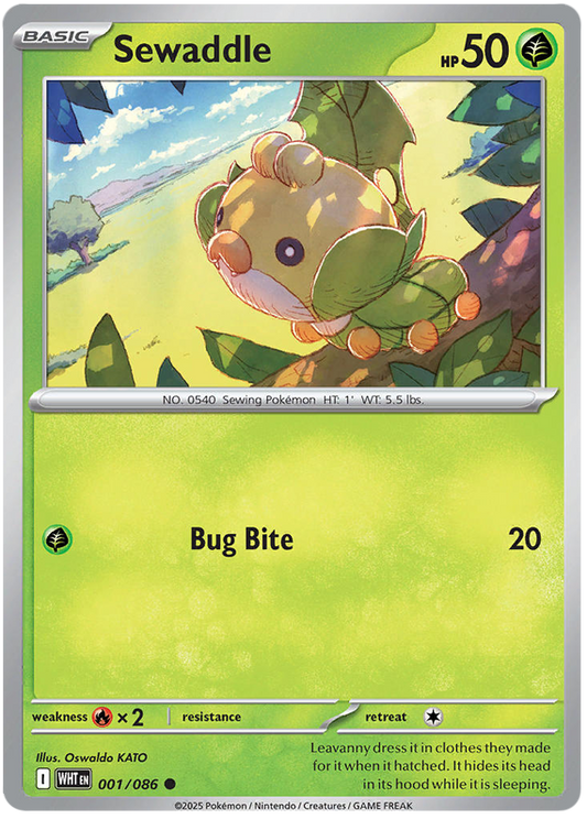 001/086 - Sewaddle - White Flare