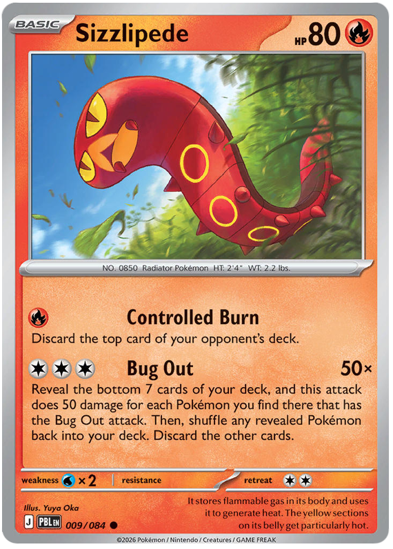 009/084 - Sizzlipede - Pitch Black