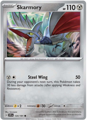 124/191 Skarmory - Surging Sparks