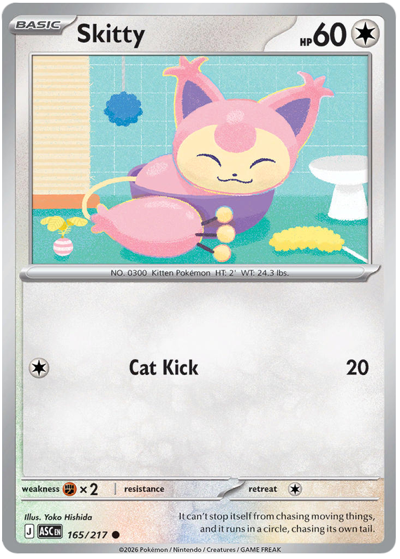 165/217 - Skitty - Ascended Heroes