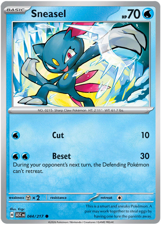 044/217 - Sneasel - Ascended Heroes