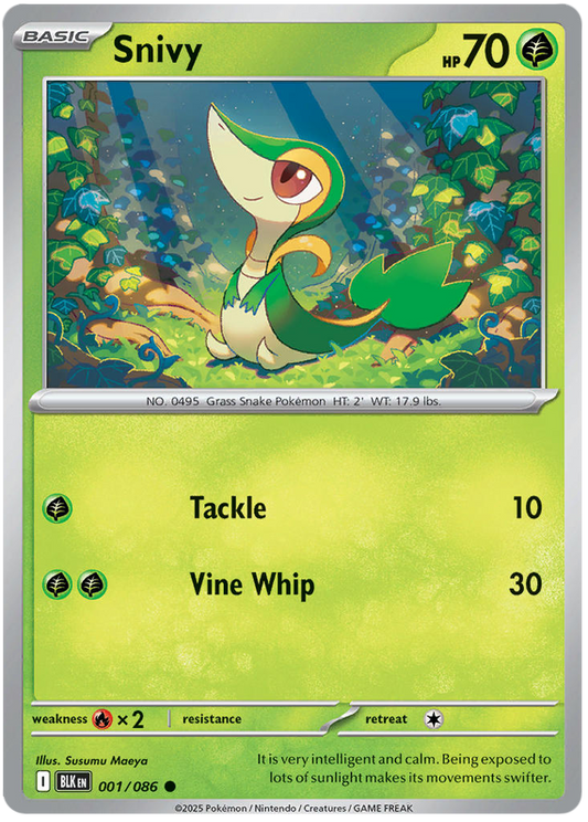 001/086 - Snivy - Black Bolt